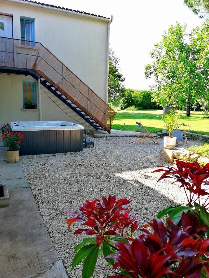 Gite Dans Une Ambiance Vegetale Avec Spa Privatif Jazennes Kültér fotó